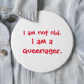 Nicht alte Queenager Button (Beispiel)