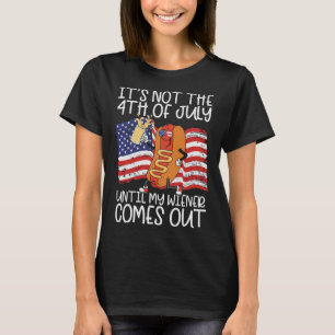 Nicht am 4. Juli, bis meine Dackel heiß ist T-Shirt