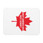 Nicht amerikanisch, es tut mir leid Kühlschrankmag Magnet (Horizontal)