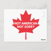 Nicht amerikanisch, keine Postkarte. Postkarte (Rückseite)