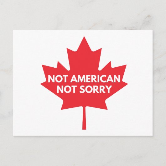 Nicht amerikanisch, keine Postkarte. Postkarte (Vorderseite)