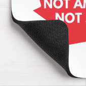 Nicht amerikanisch, leider Maus Pad Mousepad (Ecke)