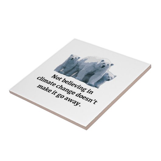 Nicht an den Klimawandel glauben Fliese (Seite)