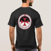 Nicht an uns, O-Lord - Templar Kreuz und Motto T-Shirt (Rückseite)