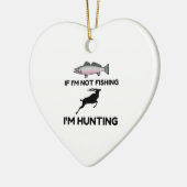 Nicht angeln, dann jagen keramik ornament (Links)