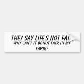 Nicht angemessener Autoaufkleber (Vorne)