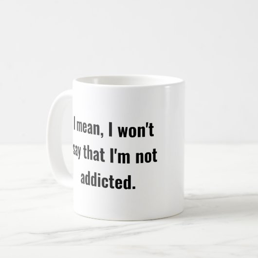 Nicht angenommen kaffeetasse (Vorderseite Links)