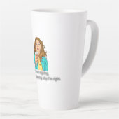 Nicht argumentieren, nur immer richtig - lustiges, milchtasse (Rechte Ecke)