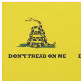 Nicht auf Gadsden-Gelb-Flag-Fabrik Stoff (Nahaufnahme)