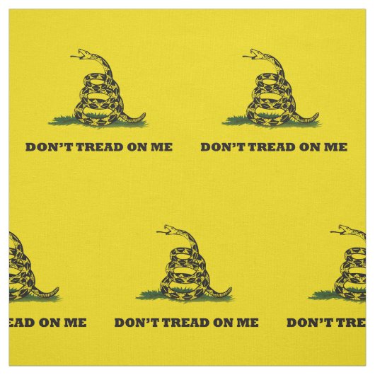 Nicht auf Gadsden-Gelb-Flag-Fabrik Stoff (Muster)