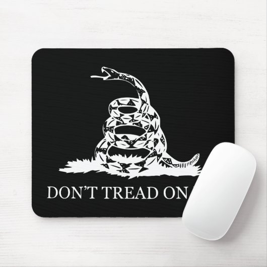 Nicht auf meiner Flagge stehen - Schwarz und Weiß Mousepad (Mit Mouse)