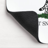 Nicht auf meiner gelben Katze essen sie Haustiere  Mousepad (Ecke)