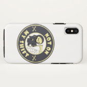 Nicht auf meiner Schicht Grim Sensenmann Halloween Case-Mate iPhone Hülle (Rückseite (Horizontal))