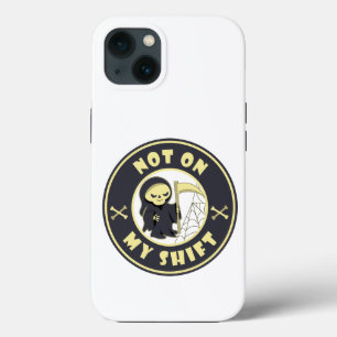 Nicht auf meiner Schicht Grim Sensenmann Halloween Case-Mate iPhone Hülle