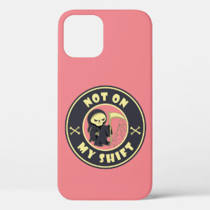 Nicht auf meiner Schicht Grim Sensenmann Halloween Case-Mate iPhone Hülle