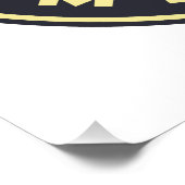 Nicht auf meiner Schicht Grim Sensenmann Halloween Poster (Ecke)