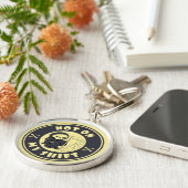 Nicht auf meiner Schicht Grim Sensenmann Halloween Schlüsselanhänger (Seite)