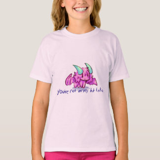 Nicht auf meiner Schlagliste Rosa Dragon T-Shirt