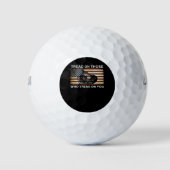 nicht auf mich treten golfball (Vorderseite)