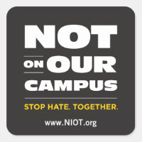 Nicht auf unserem Campus-Aufkleber