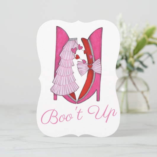 Nicht auf VDay Feiertagskarte (Stehend Vorderseite)