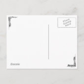 NICHT AUFGEBEN - DASS ES städtische Zitat-Quadrat Postkarte (Rückseite)