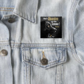 Nicht aufgeben in diesem Sommer - Schutz der Hunde Button (Beispiel)