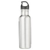 Nicht aufgeben in diesem Sommer - Schutz der Hunde Edelstahlflasche (Rückseite)