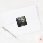 Nicht aufgeben in diesem Sommer - Schutz der Hunde Quadratischer Aufkleber (Umschlag)