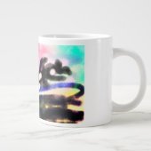 Nicht aufgeben Jumbo-Tasse (Rechts)