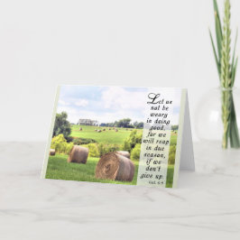 Nicht aufgeben - Scripterkarte Dankeskarte