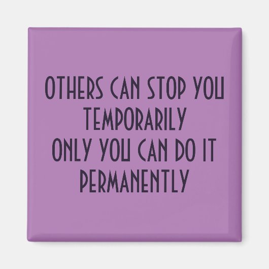 NICHT AUFHALTEN MAGNET (Vorne)