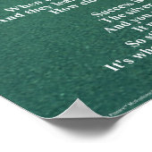 Nicht aufhören - 16"x20"-Poster Poster (Ecke)