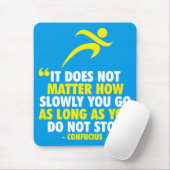 NICHT AUFHÖREN. Marathon Workout Motivierend Mousepad (Mit Mouse)