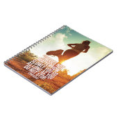 NICHT AUFHÖREN. Marathon Workout Motivierend Notizblock (Linke Seite)