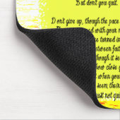 Nicht aufhören mousepad (Ecke)