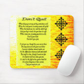 Nicht aufhören mousepad (Mit Mouse)