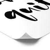 Nicht aufhören poster (Ecke)