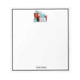 Nicht aufmachen bis Weihnachten Weihnachten Weihna Notizblock