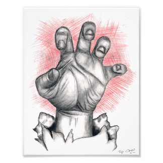 "Nicht aufmachen, tot im Inneren" Fotodruck