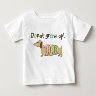 Nicht aufwachsen Dackel Dackel Hund Kleinkind Shir Baby T-shirt