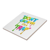 Nicht aufwachsen, es ist eine Falle | Funny Quote  Fliese (Seite)