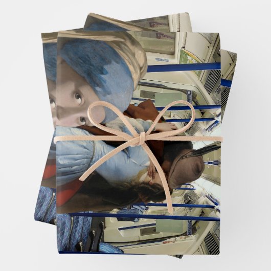 Nicht aussehen geschenkpapier set (Beispiel)