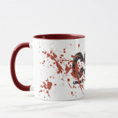 Nicht autorisierte Tasse des Blut-Spritzen-CSI (Links)