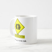 Nicht autorisierter Zugangs-Tasse Kaffeetasse (Vorderseite Links)