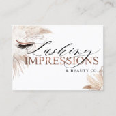 Nicht bearbeitbare Lashimpressionen Visitenkarte (Vorderseite)