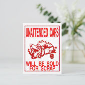 Nicht behaltene Karten verkauft (Stehend Vorderseite)