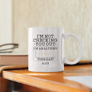 Nicht beim Auschecken Therapeut Spaß Benutzerdefin Zweifarbige Tasse