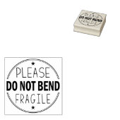Nicht beißen, zerbrechliche Verpackung Gummistempel (Stempel)