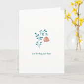 Nicht beschädigt, sondern eine Anführungskarte Karte (Gelbe Blume)